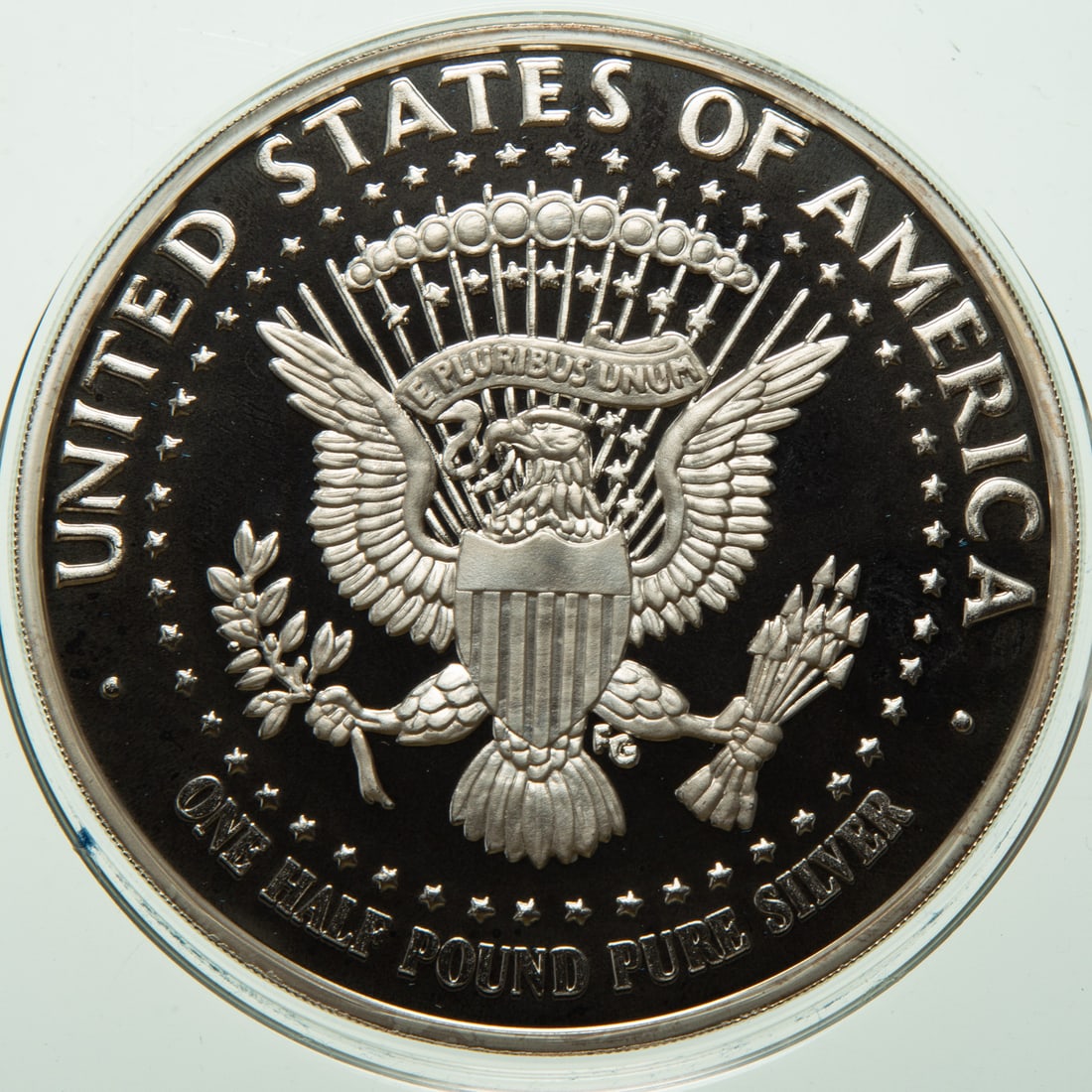 Washington Mint's 8 Ounce Large JFK Dated 1996 - 3