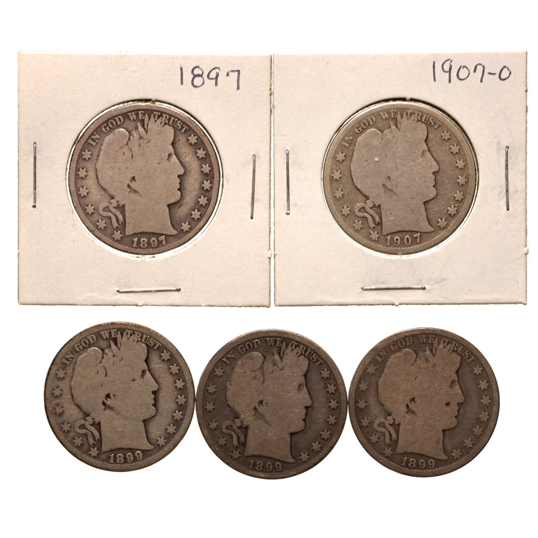 23 Barber Half Dollars - 3