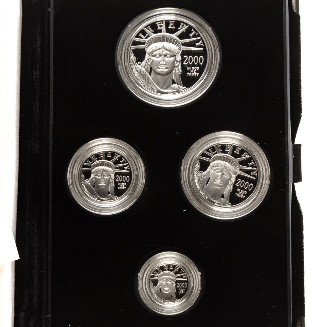 2000 Platinum Four-Coin American Eagle Proof Set - 2