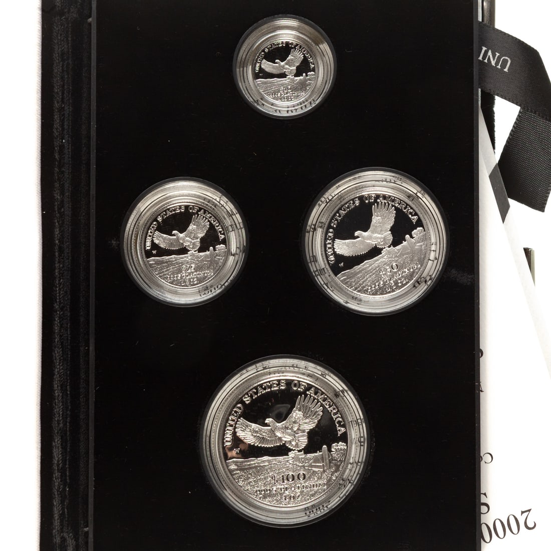 2000 Platinum Four-Coin American Eagle Proof Set - 3