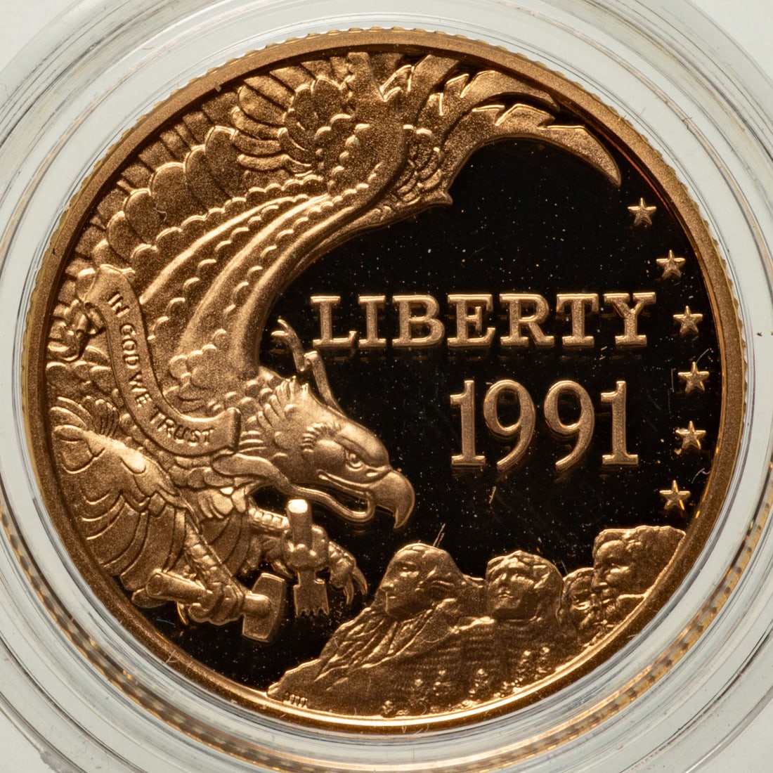 1991 Three Coin Proof Set - Mt. Rushmore - 4