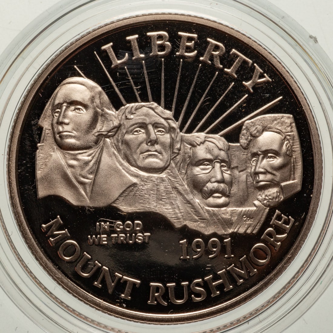 1991 Three Coin Proof Set - Mt. Rushmore - 6