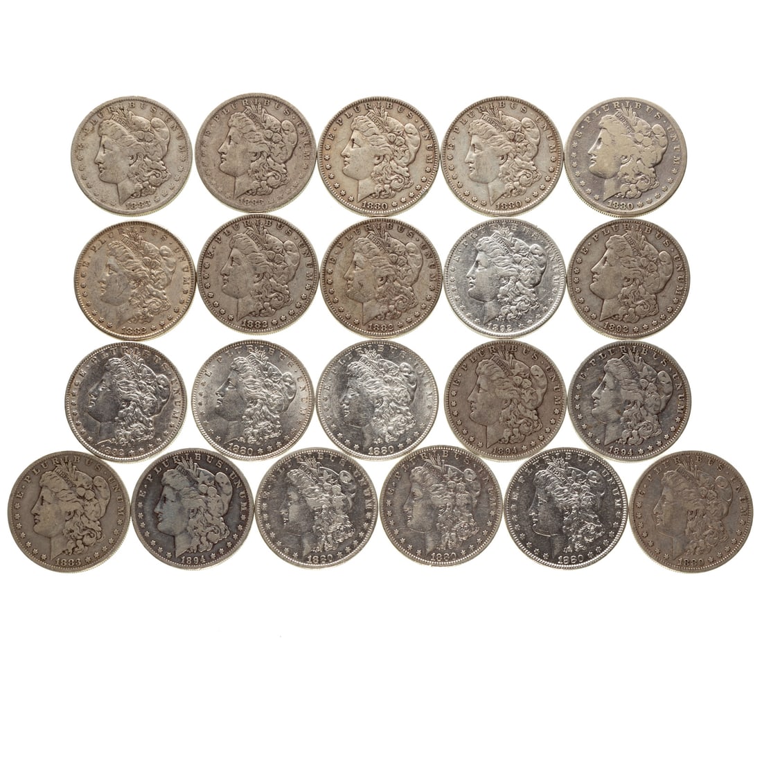 Mixed Roll of Circulated Morgans, 7-8 Different (1 of 6)