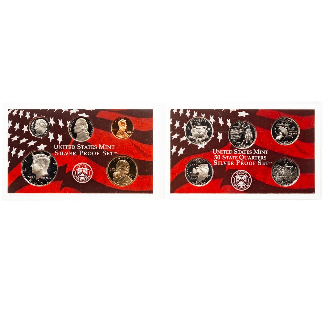 Nine Silver Proof Sets, 2003-2006 - 2