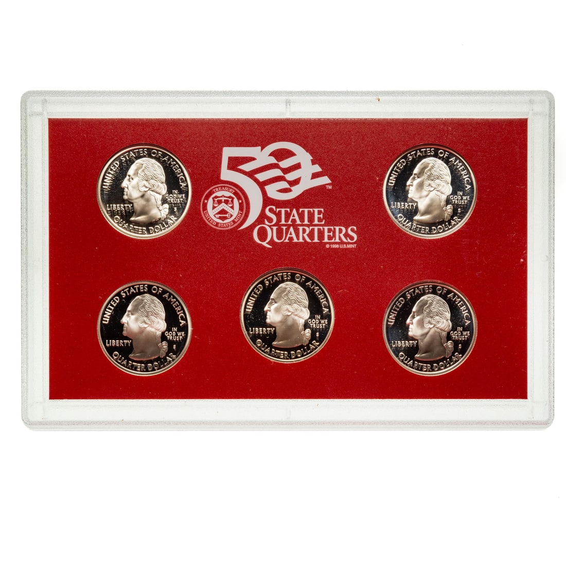 Six 2006 Silver State Quarter Proof Sets - 3