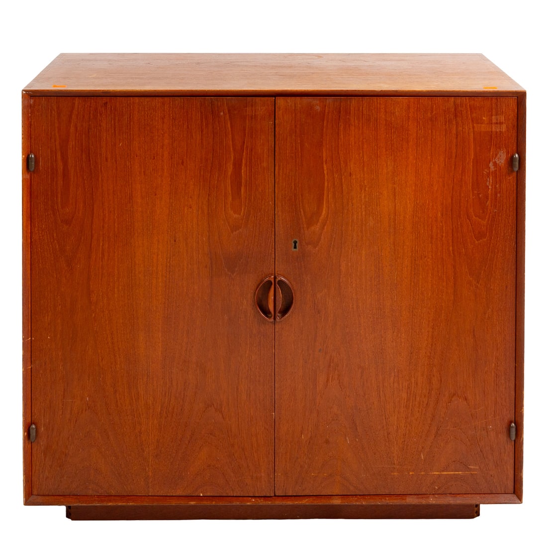 Teak Mid Century Modern Two Door Cabinet (1 of 5)