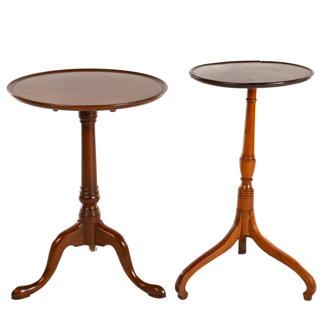 Two Mahogany Candlestands (1 of 6)