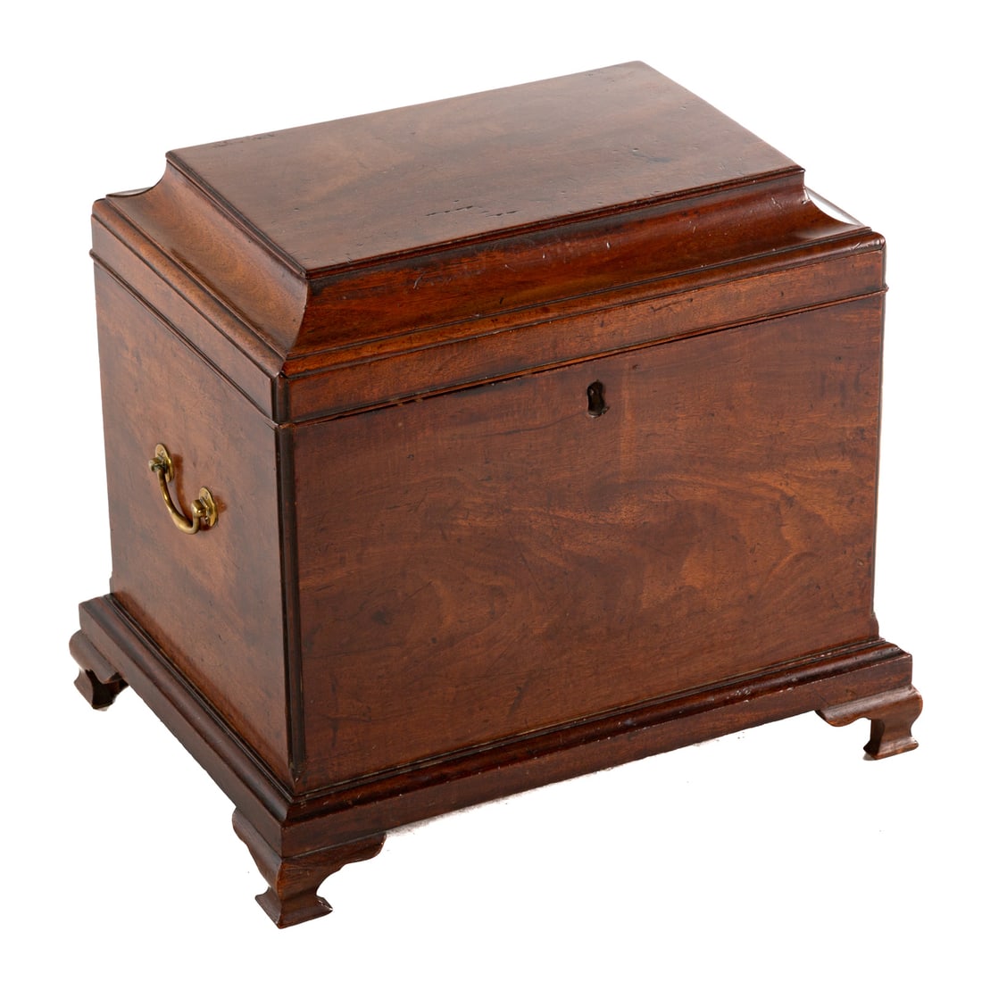 Federal Chippendale Mahogany Cellarette (1 of 6)