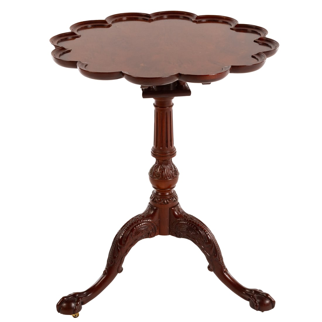 Baker Mahogany Tilt Top Tea Table (1 of 5)