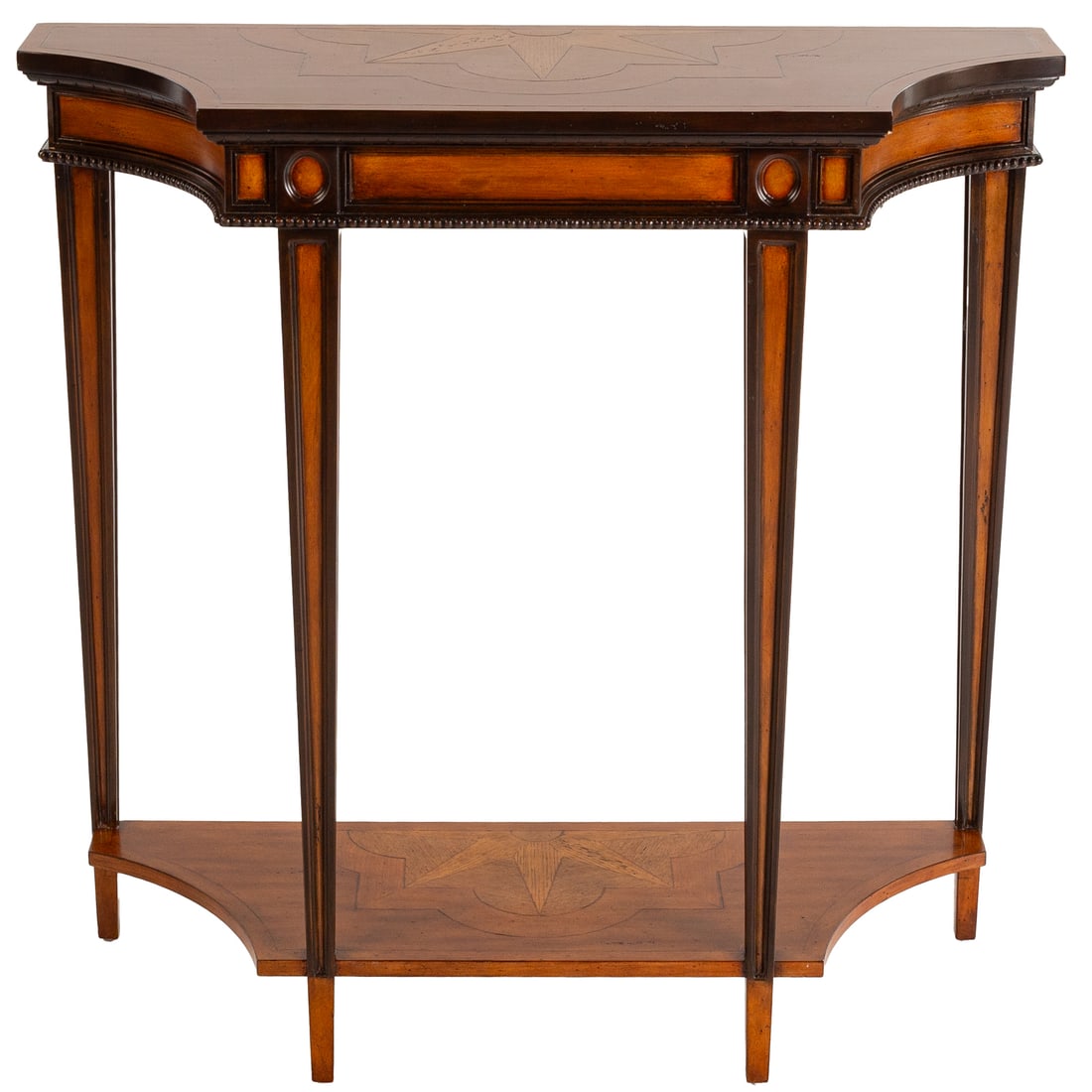 Theodore Alexander Mixed Wood Console Table (1 of 5)