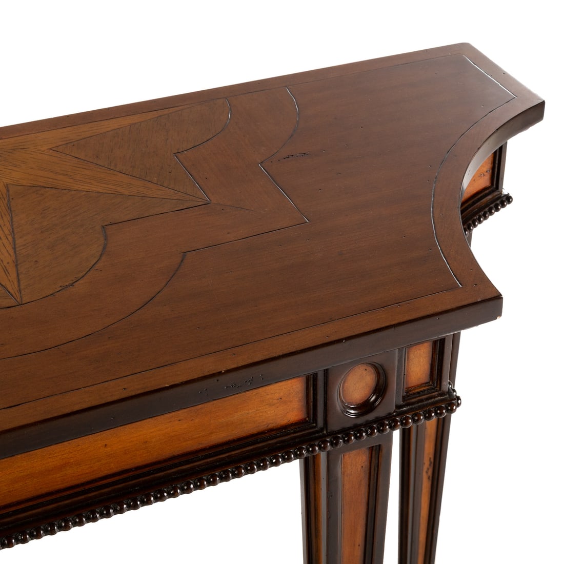 Theodore Alexander Mixed Wood Console Table - 3
