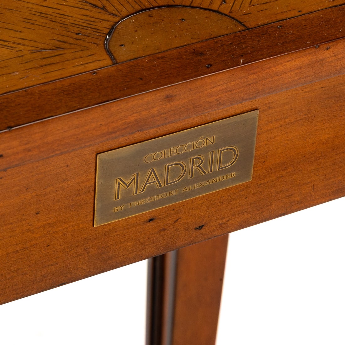 Theodore Alexander Mixed Wood Console Table - 4