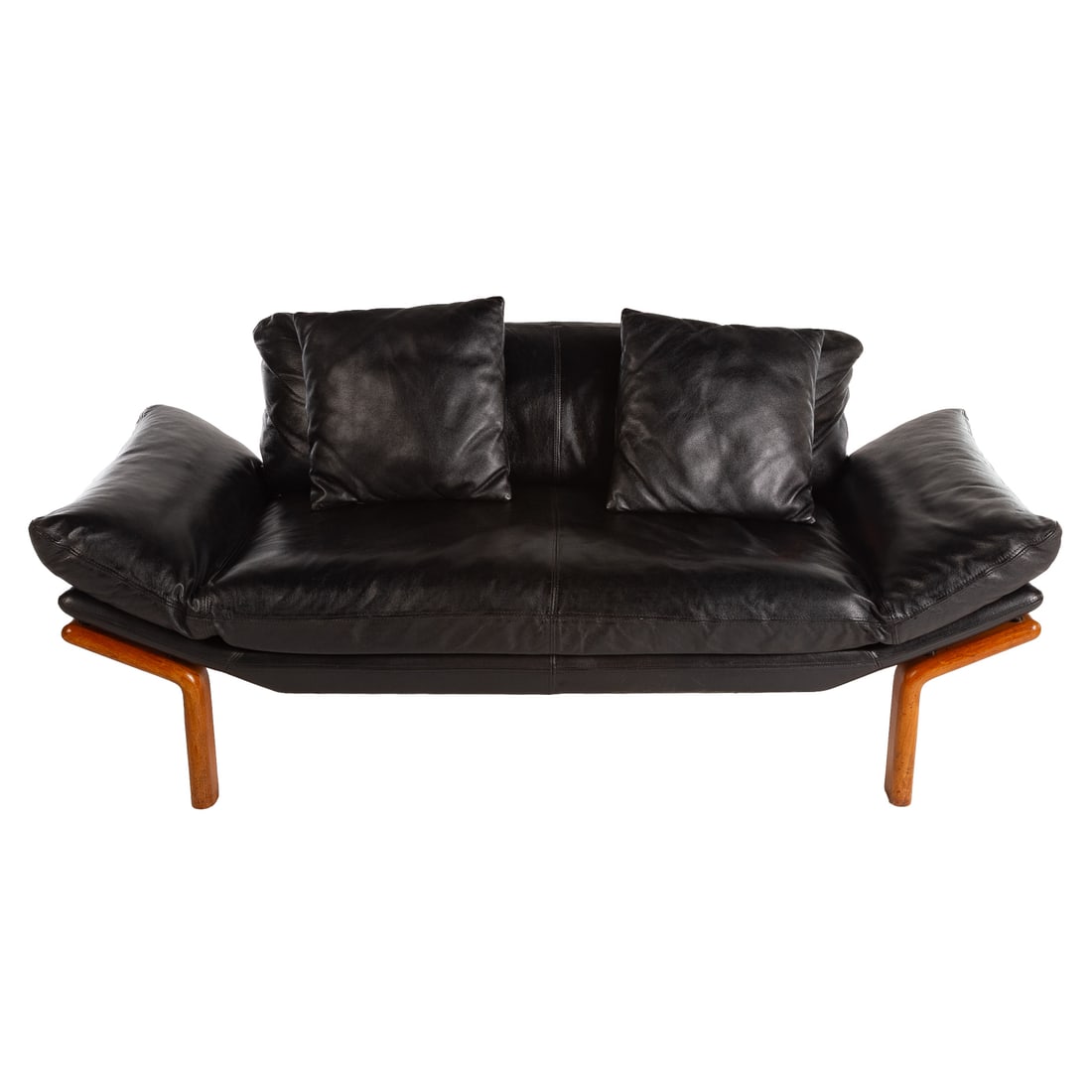 Komfort Mid Century Leather Gondola Sofa (1 of 5)
