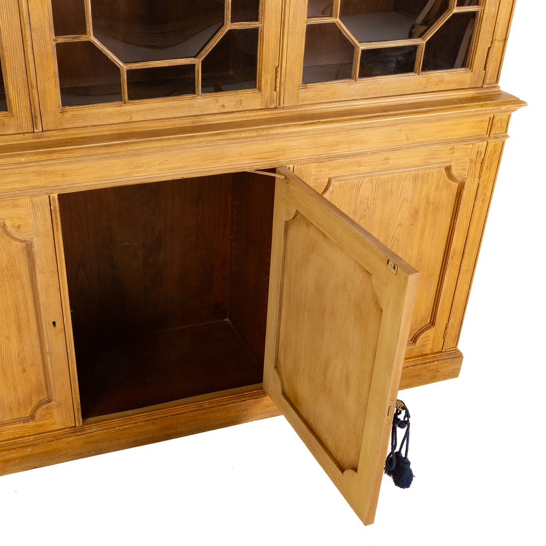 George III Style Bleached Pine Breakfront - 4