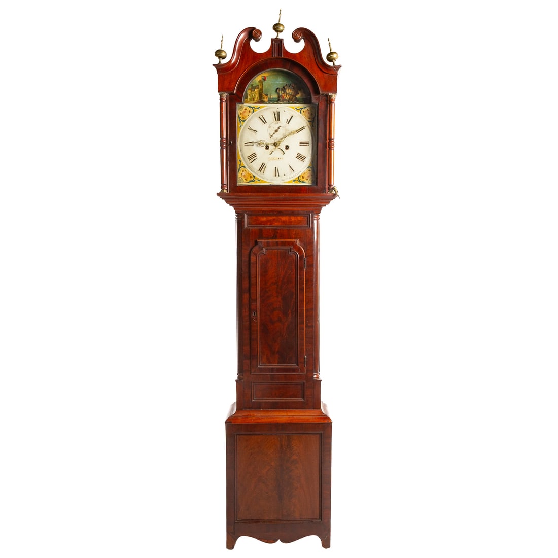 Federal Mahogany Tall Case Clock (1 of 5)