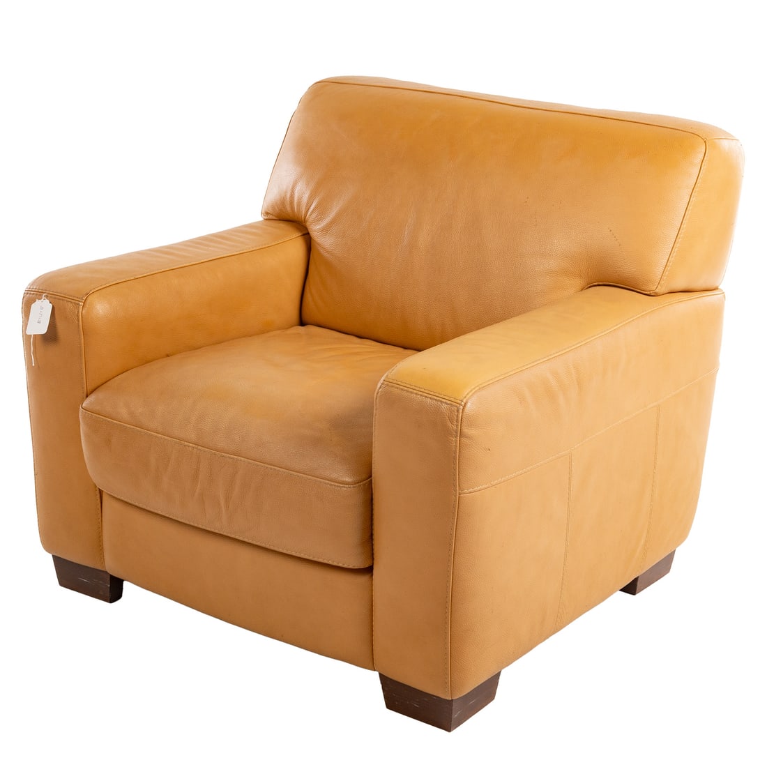 Contemporary Leather Occasional Armchair (1 of 4)