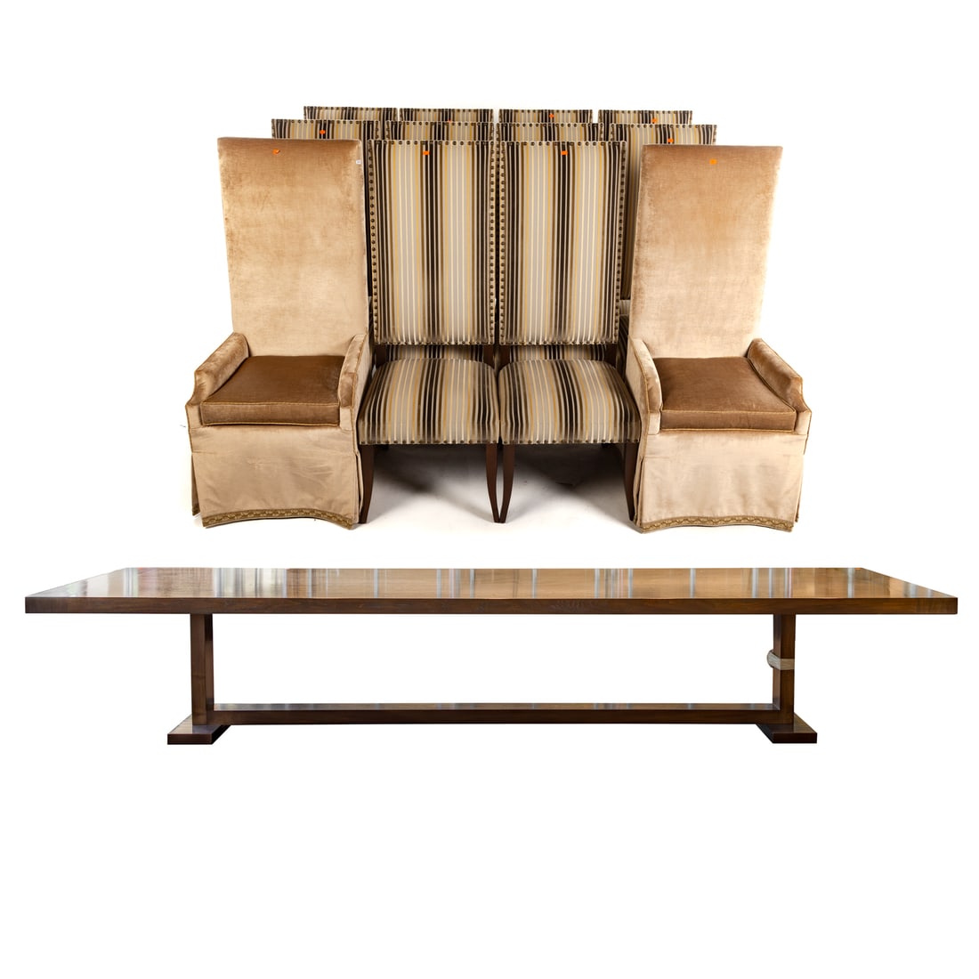 Edward Ferrell /Lewis Mittman Dining Table Set (1 of 12)
