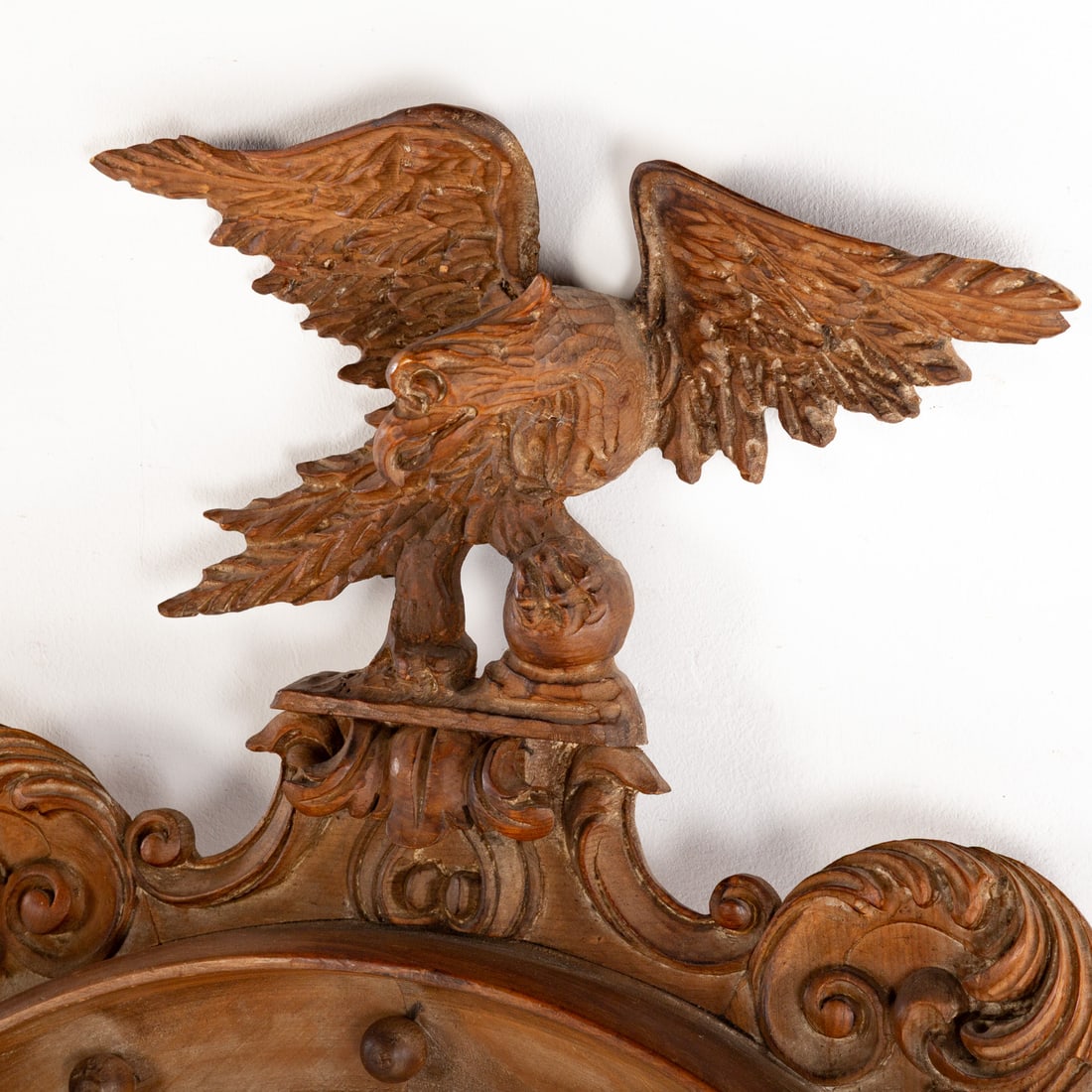 Federal Style Carved Eagle Mirror - 2