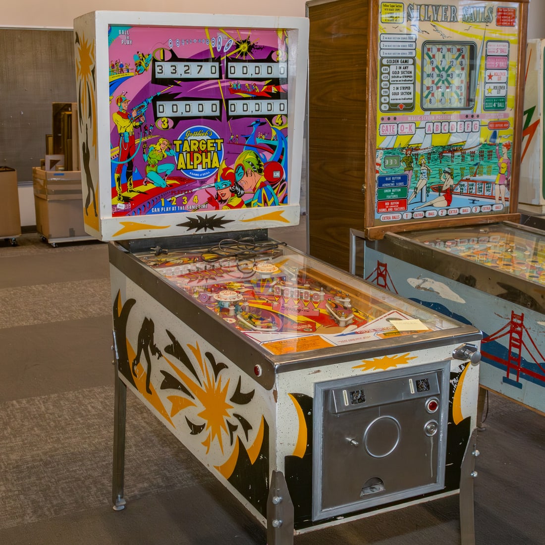 Gottlieb's "Target Alpha" Pinball Machine - 5