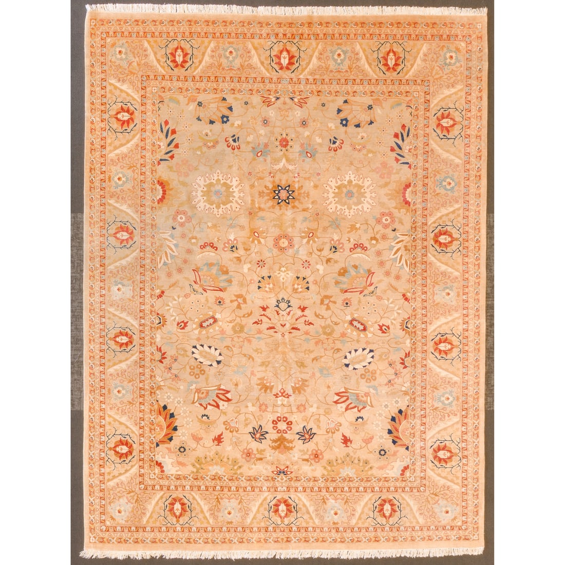 Paki Persian Carpet, Persia, 9.2 x 12.2: Modern, hand-knotted, wool pile