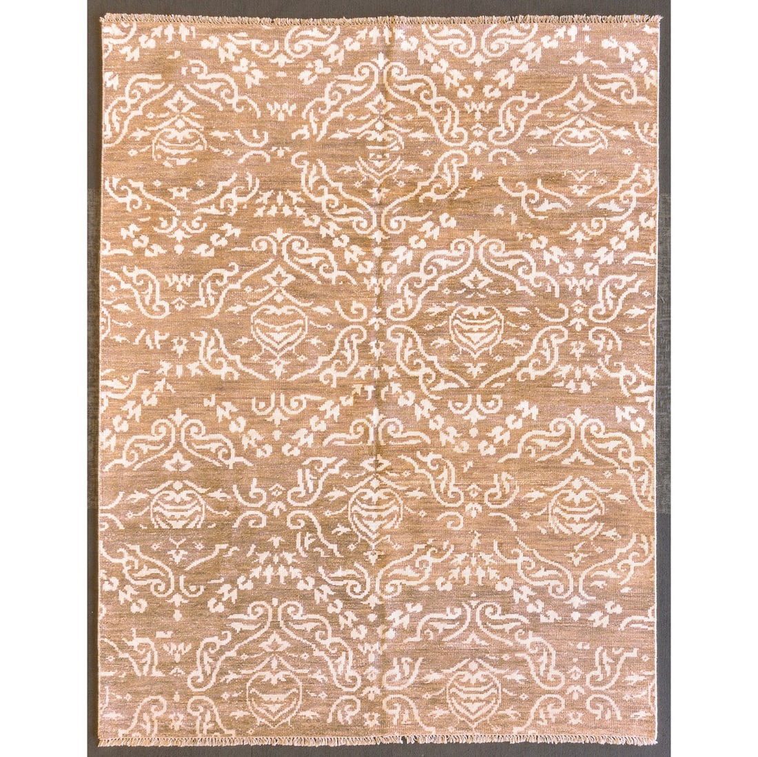 Indo Design Rug, India, 7.9 x 9.11: Modern, hand-knotted, wool pile
