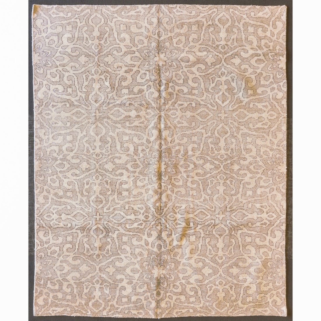 Indo Design Rug, India, 8 x 9.11: Modern, hand-knotted, wool pile