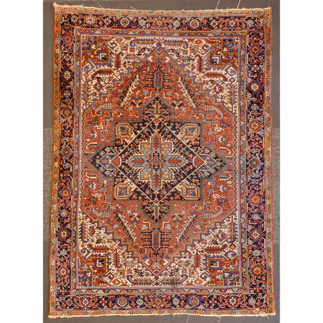 Antique Heriz Rug, Persia, 8.7 x 11.9 (1 of 4)