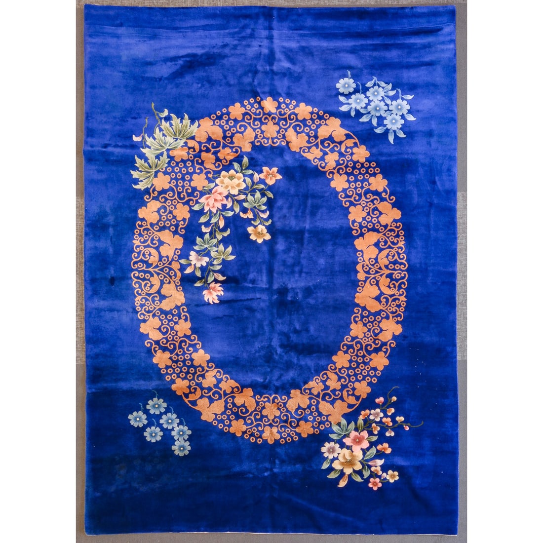Semi-Antique Art Deco Chinese Rug, China, 10 x 14: Second quarter, 20th century, hand-knotted, wool pile