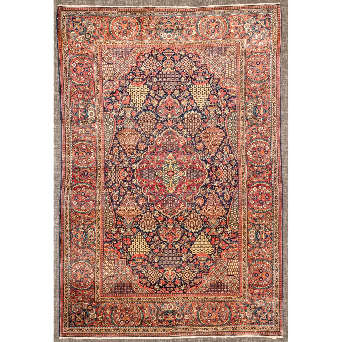 Antique Kashan Rug, Persia, 4.3 x 6.5 (1 of 6)