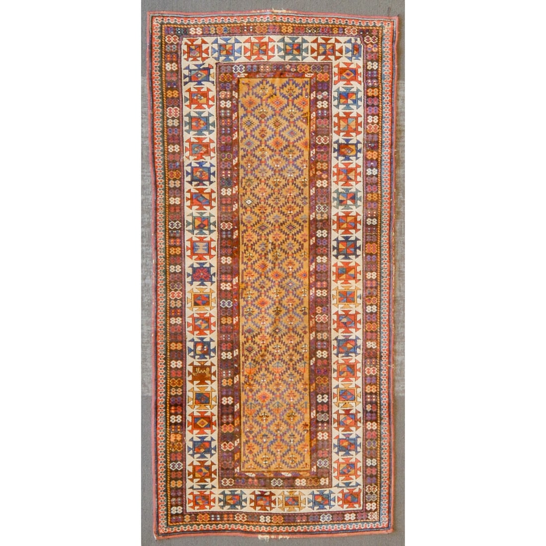 Antique Shirvan Rug, Caucasus, 3.5 x 7.5 (1 of 5)