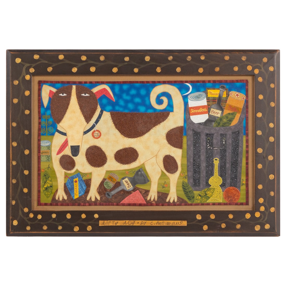 Chris Roberts Antieau. "Dirty Dog," mixed media (1 of 5)