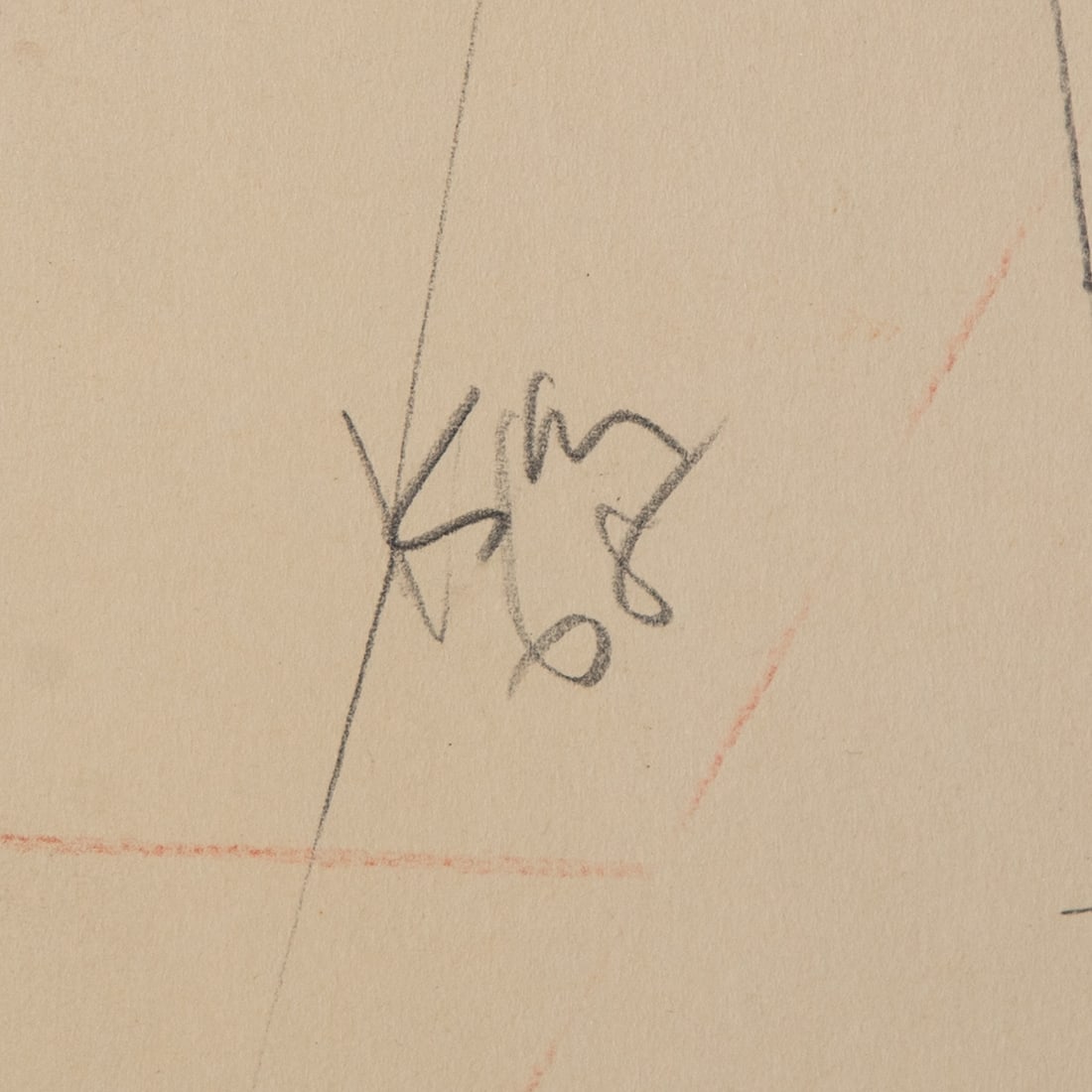 Keith Morrow Martin. Abstract (1968), graphite - 3