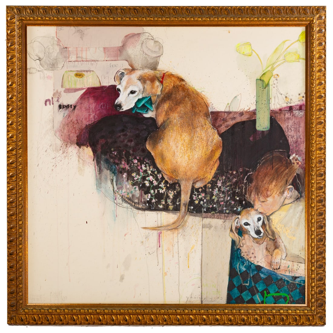 Deborah Donelson. The Dogs, mixed media (1 of 4)