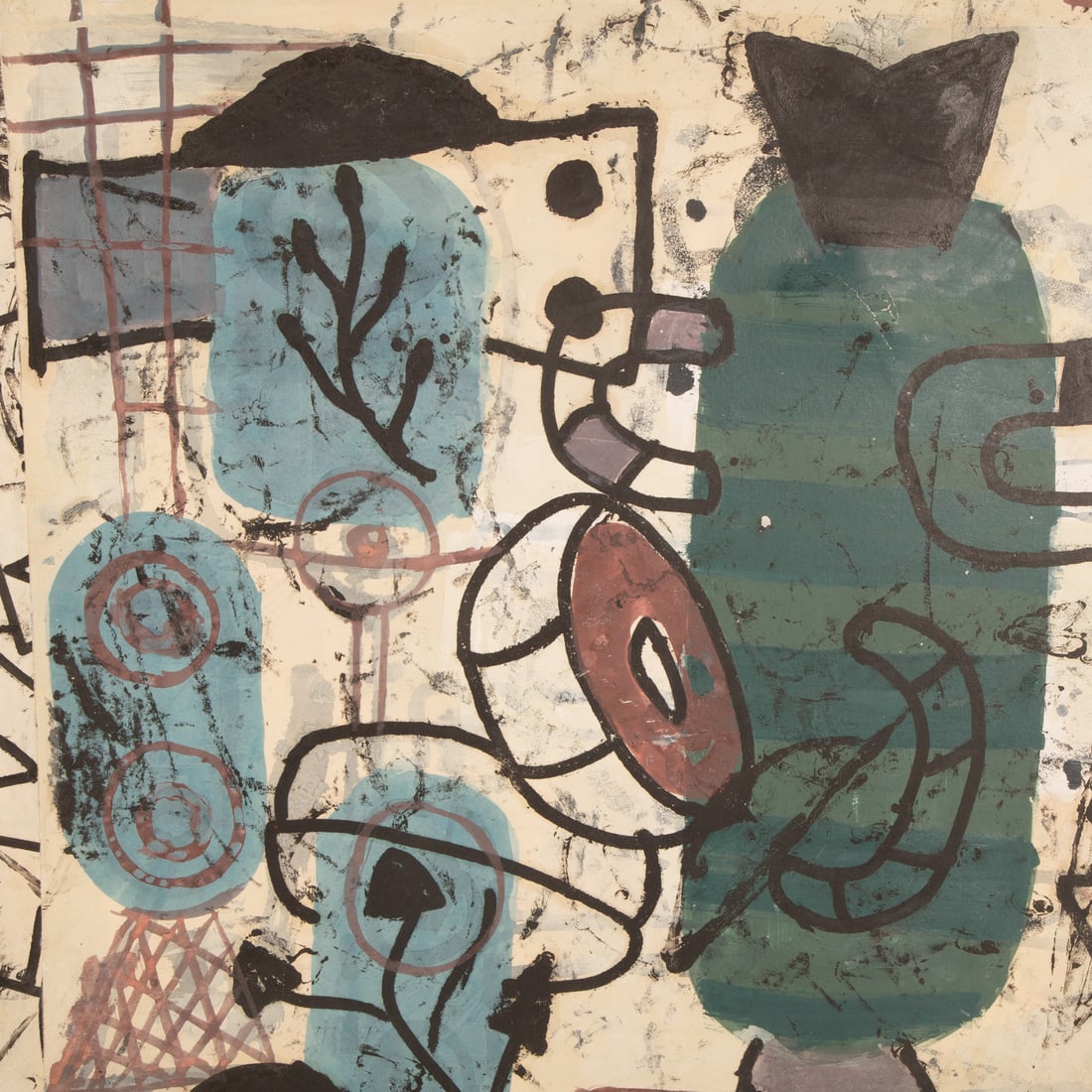 Ibsen Espada. "Hocus Pokus," tempera - 2