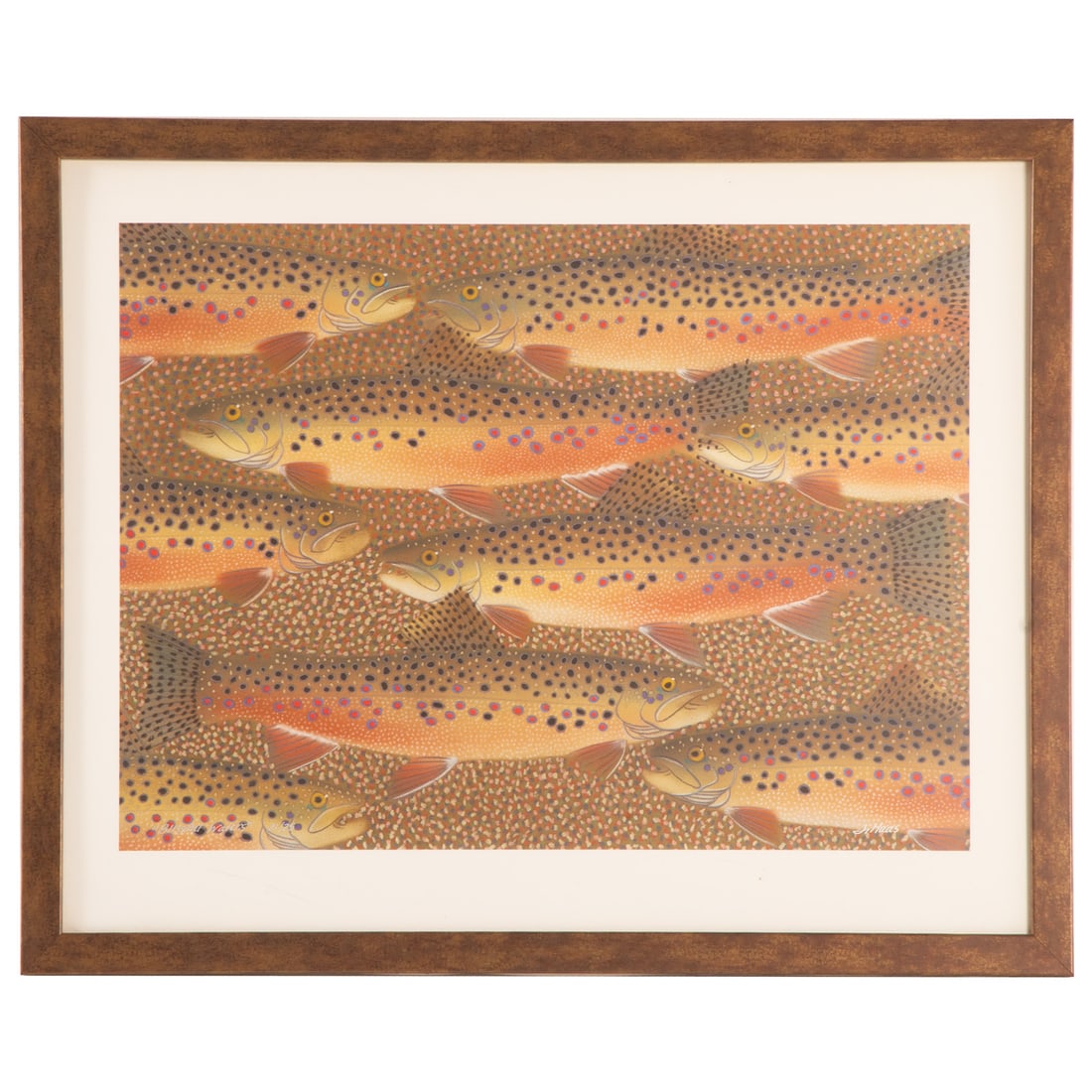 Judy Haas. "Blissful Waters," lithograph (1 of 4)