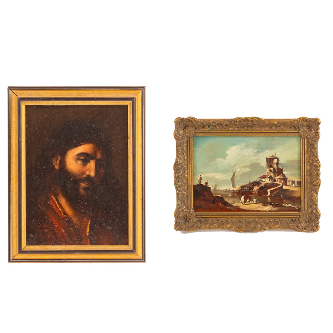 Melvin Miller. Two Framed Oils (1 of 7)
