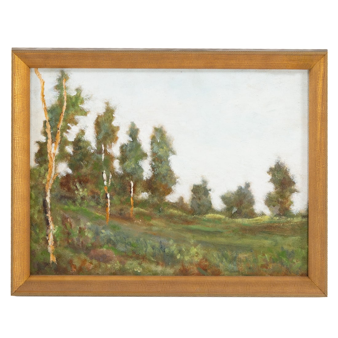 Attributed to Frank Alfred Bicknell. Meadowscape, oil (1 of 4)