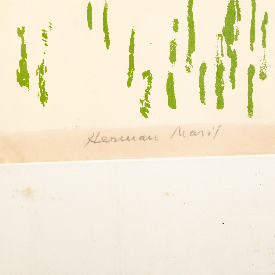 Herman Maril. "Inlet," screenprint - 2