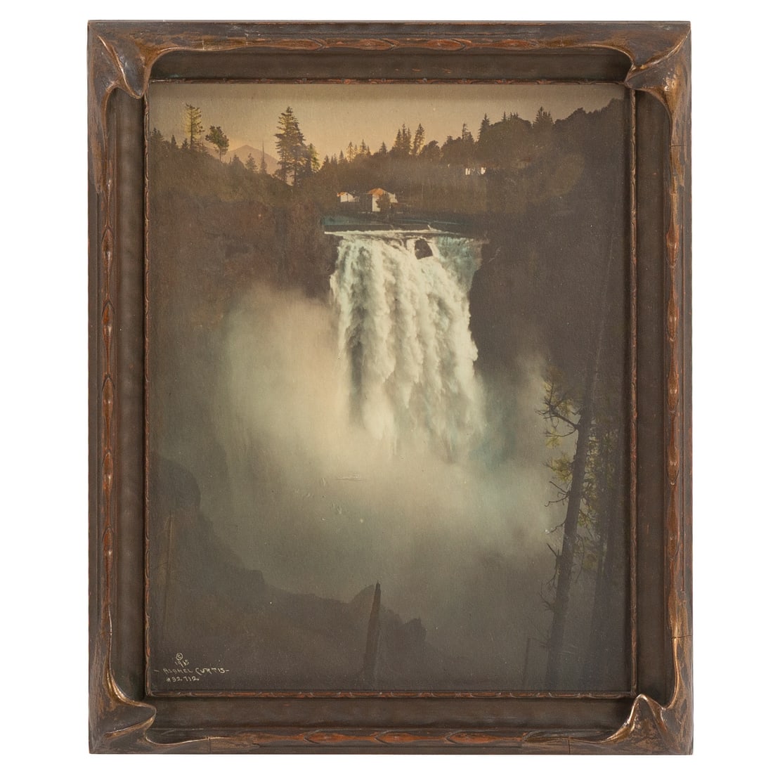 Asahel Curtis. Snoqualmie Falls, WA, photograph (1 of 4)