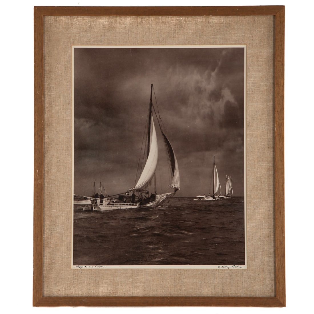 A. Aubrey Bodine. "Skipjacks and Schooners," photograph (1 of 5)