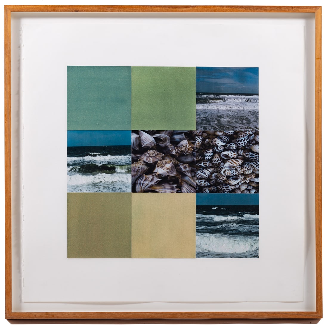 Jann Rosen-Queralt. Untitled, mixed media: (American, 20th century) Digital color photograph collage, signature not visible, sheet size: 26 x 26 1/2 in., framed size: 29 1/2 x 29 1/4 in. Provenance: Acquired from the artist, handpicked from