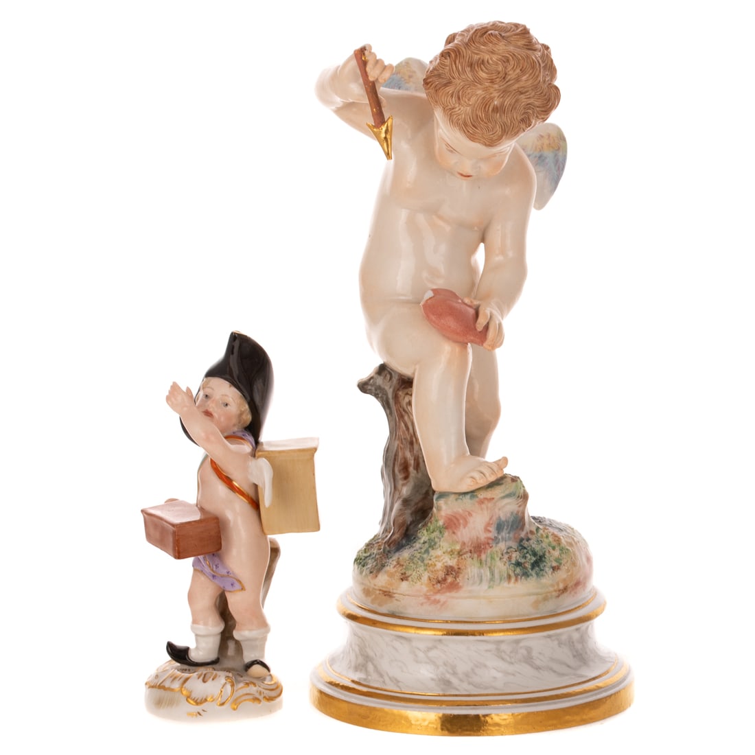 Two Meissen Porcelain Figures (1 of 4)