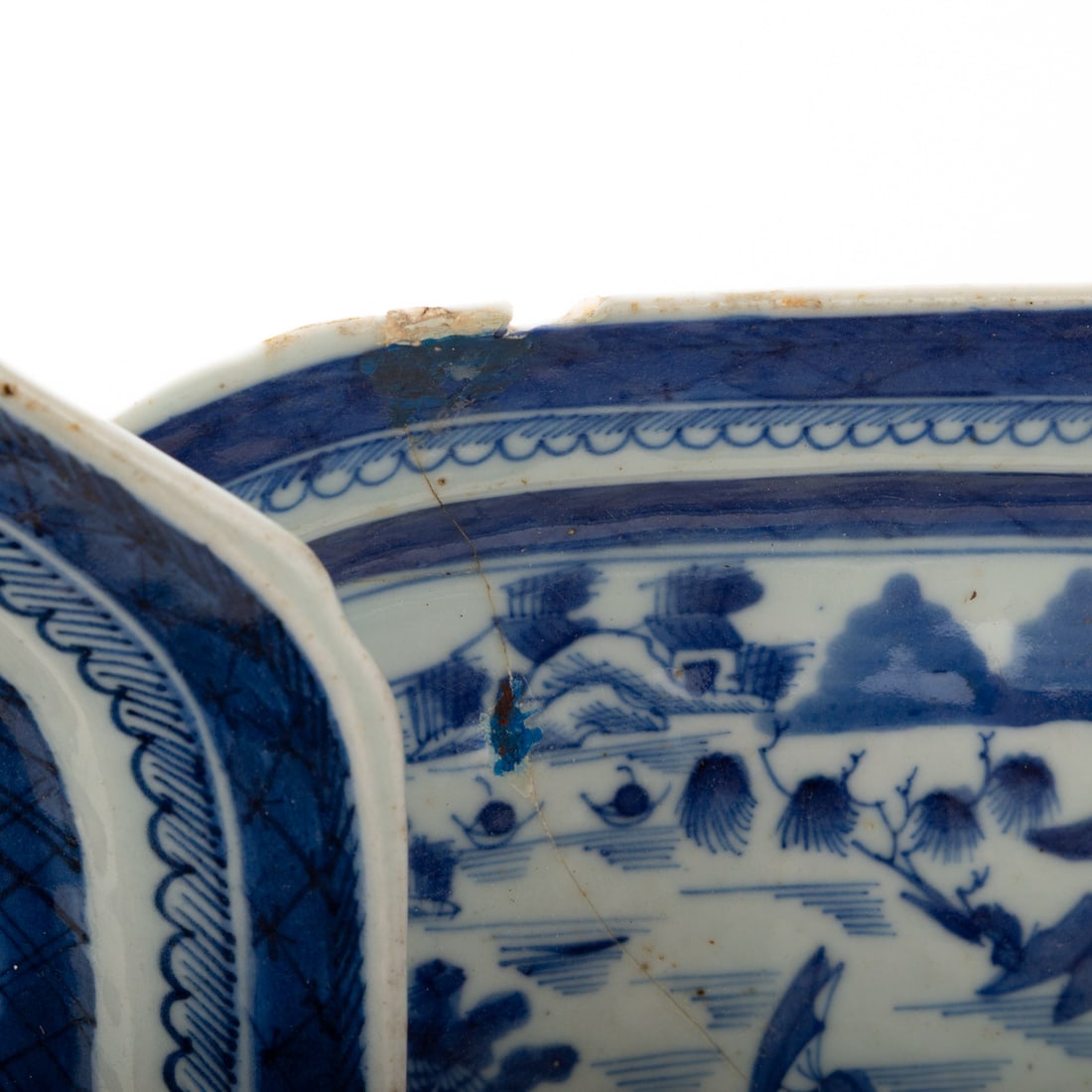 Assorted Blue & White Canton & Two Ginger Jars - 2