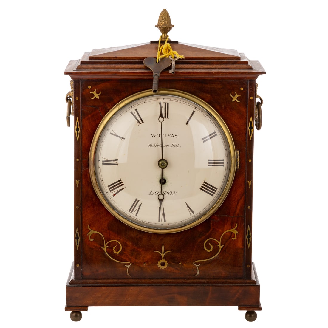 An English Mahogany Bracket Clock (1 of 6)