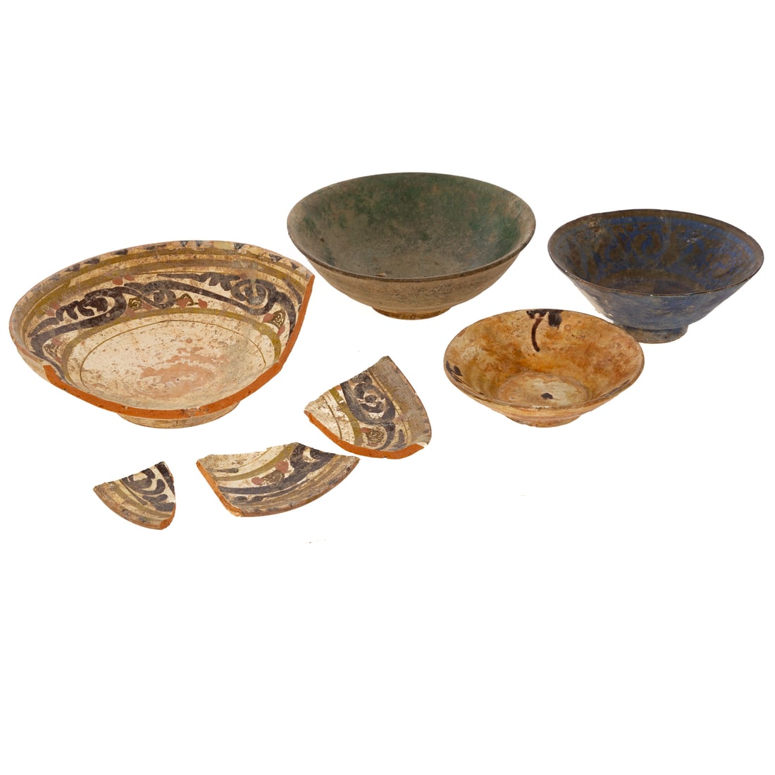 Four Pieces of Persian Pottery (1 of 3)