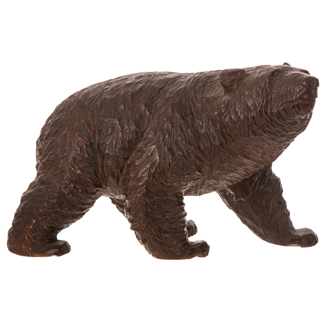 Japanese Arts & Crafts Wooden Bear Sculpture (1 of 4)