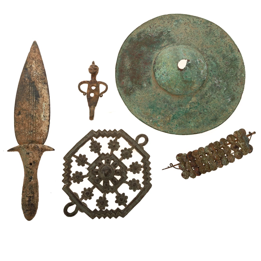 Six Pieces of Luristan Bronze Items (1 of 4)