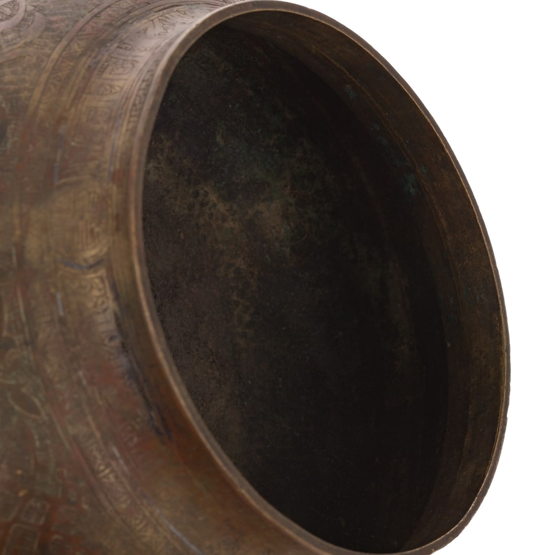A Bronze Peruvian Etched Vessel - 3