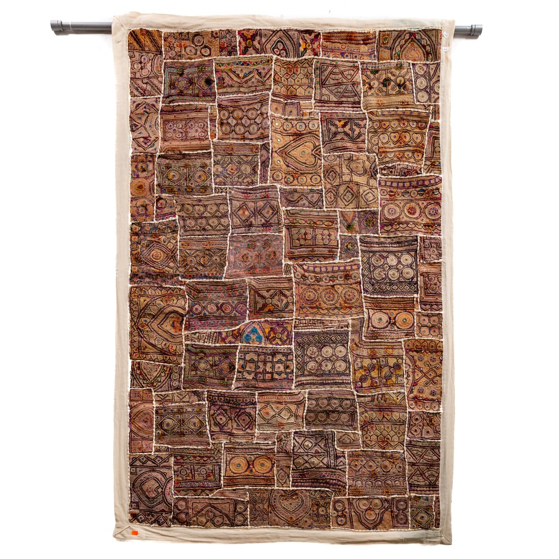 An Indian Embroidered Patchwork Tapestry (1 of 4)