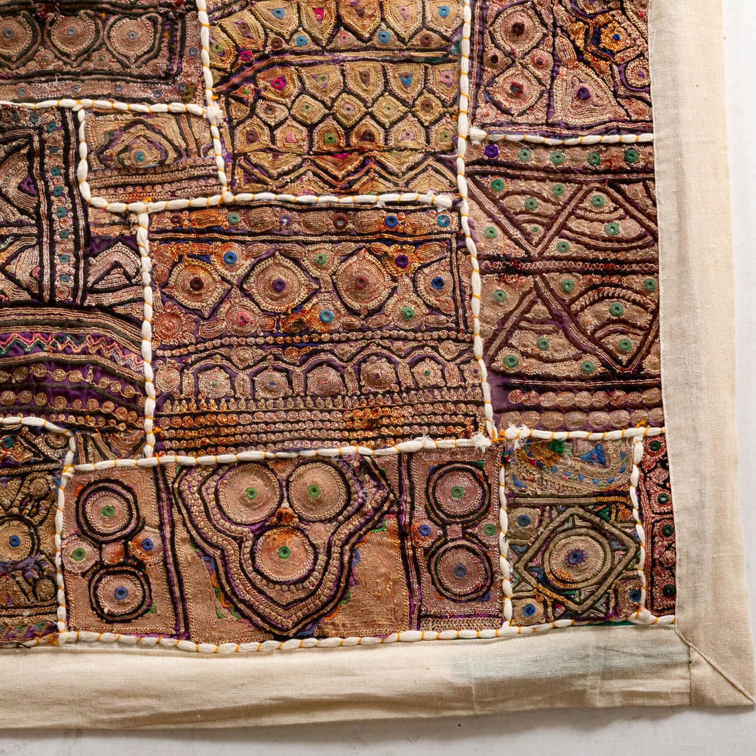 An Indian Embroidered Patchwork Tapestry - 2